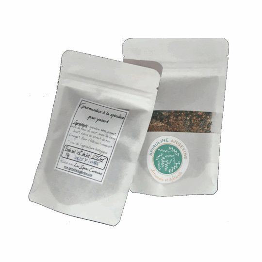 Gourmandise à la spiruline pour yaourt