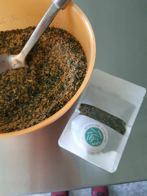 Nouveauté : le gomasio à la spiruline
