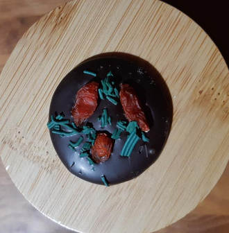 Chocolat goji-spiruline 80g