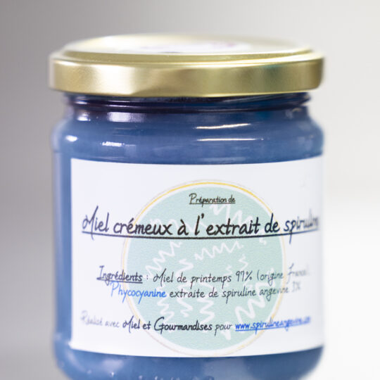 Miel bleu à la phycocyanine (250g)