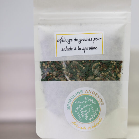 Mélange de graines pour salades à la spiruline (50g)
