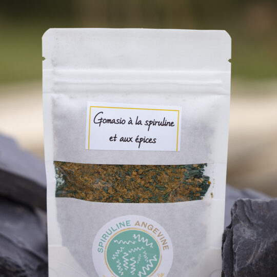 Gomasio aux épices et à la spiruline (50g)