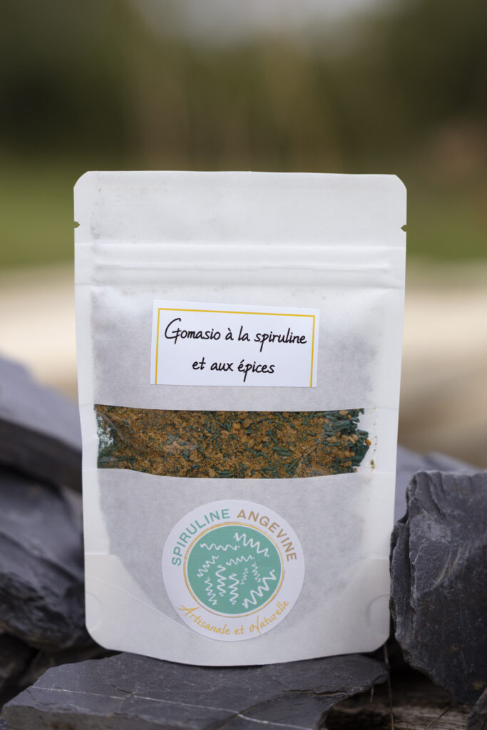 Gomasio aux épices et à la spiruline (50g)