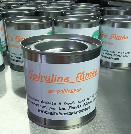 Spiruline fumée en paillettes - 50g